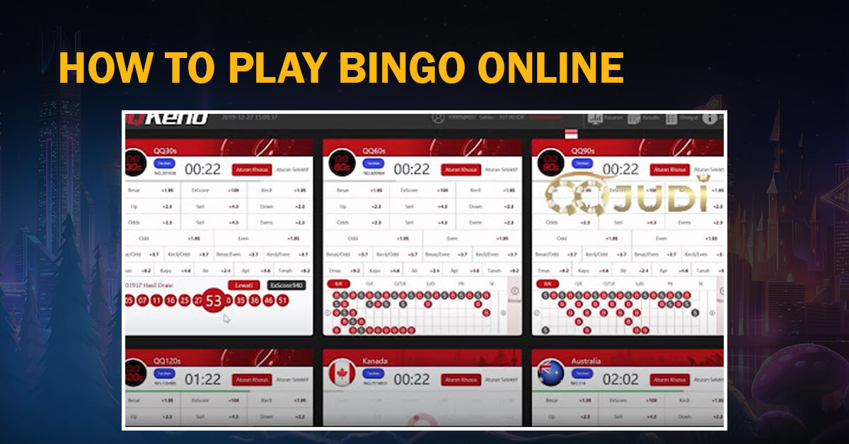 How to Play Bingo Online