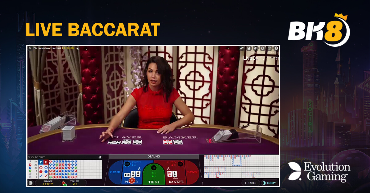 Evolution Gaming Live Baccarat