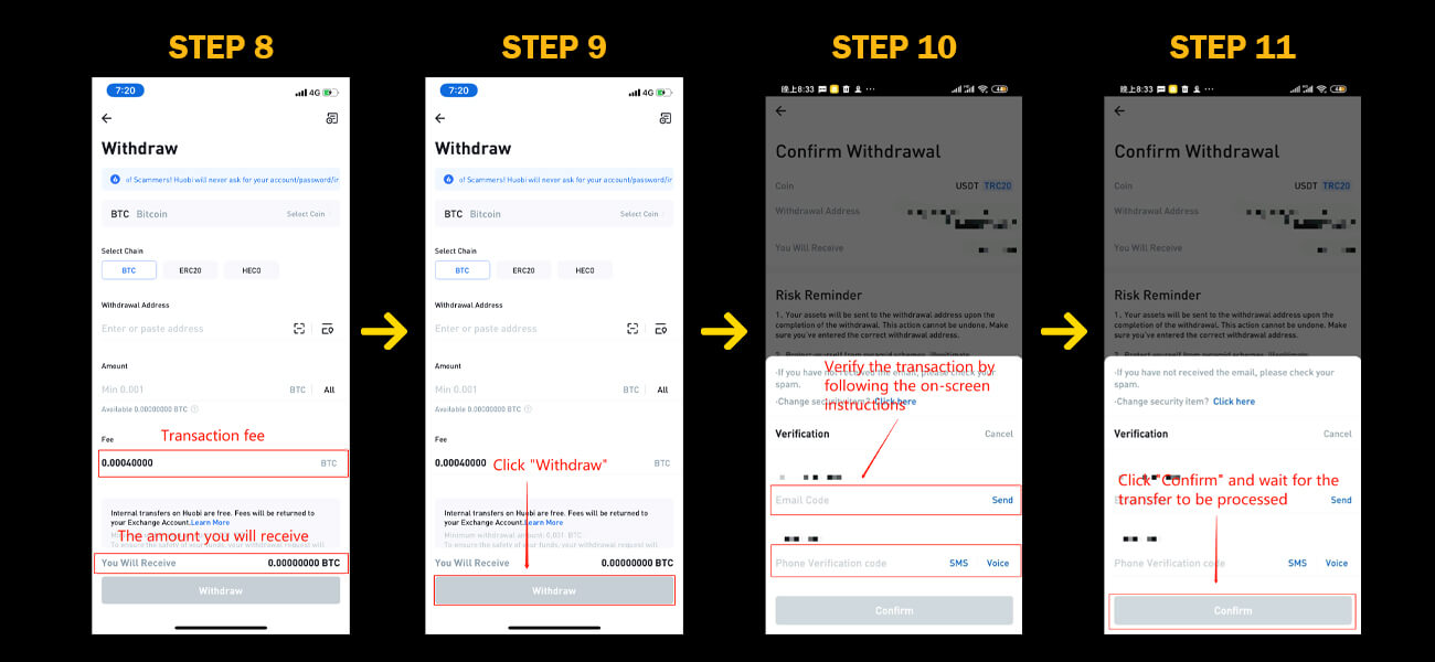 Crypto Deposit Process 3